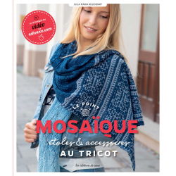 Le point mosaïque : étoles & accessoires au tricot  - 1