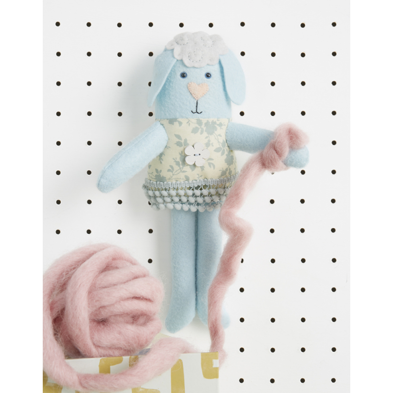 7 familles de doudous en feutrine Livre Couture