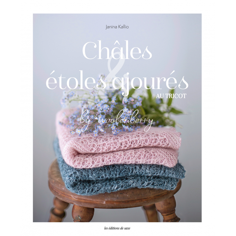 Châles & étoles ajourés au tricot  - 1