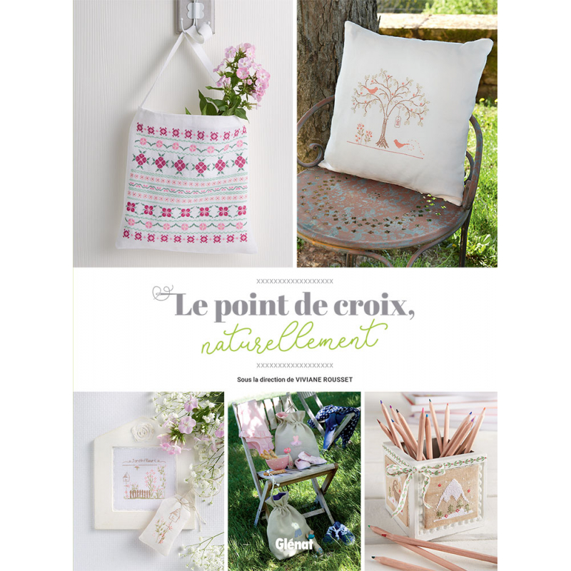 Le point de croix naturellement Livre Broderie