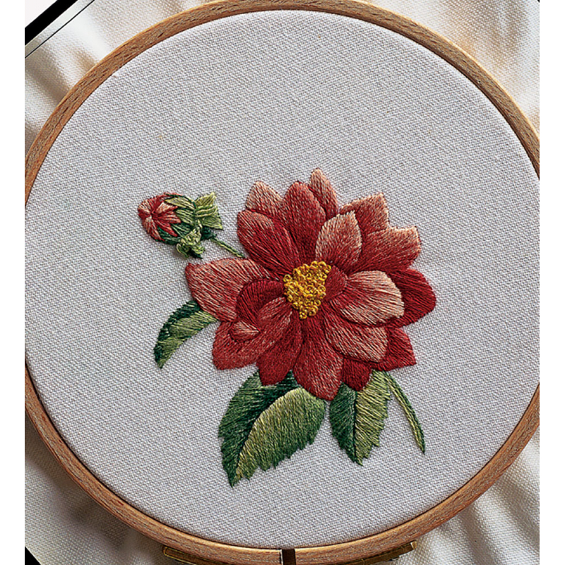 Les plus belles fleurs de Redouté Livre Broderie