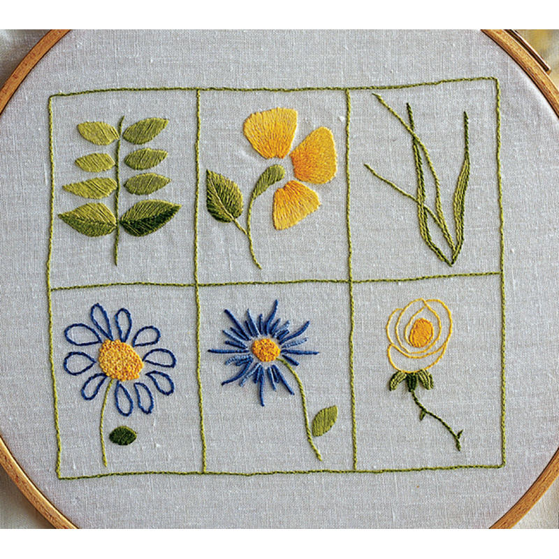 Les plus belles fleurs de Redouté Livre Broderie