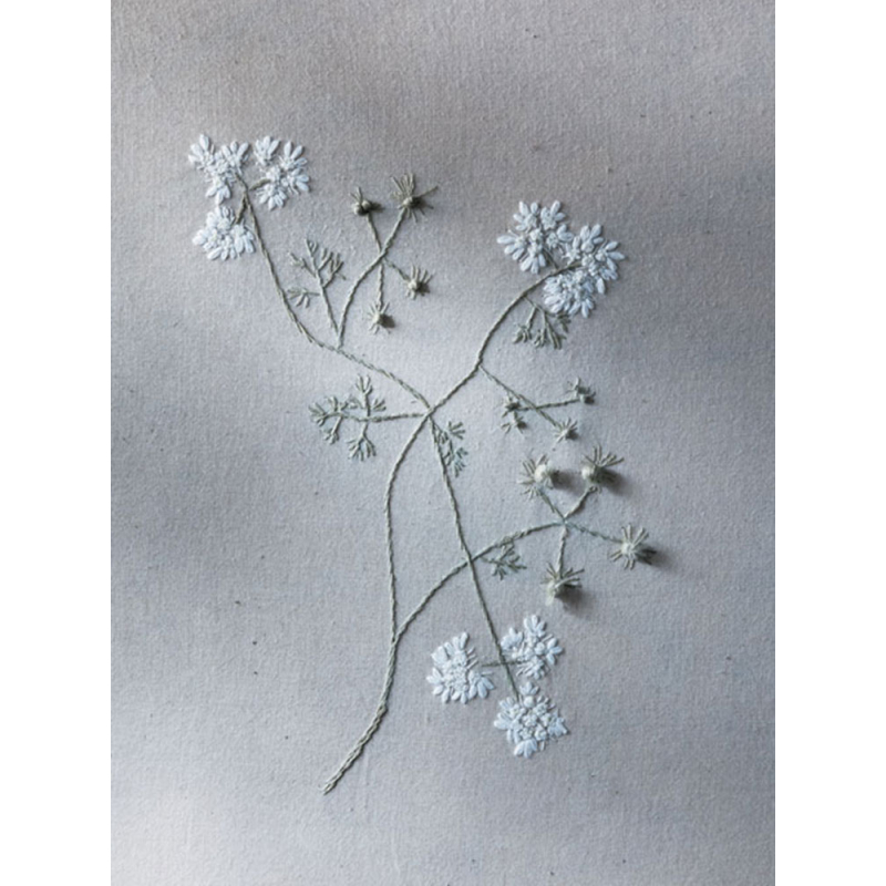 Jolies fleurs en teinture végétale Livre Broderie