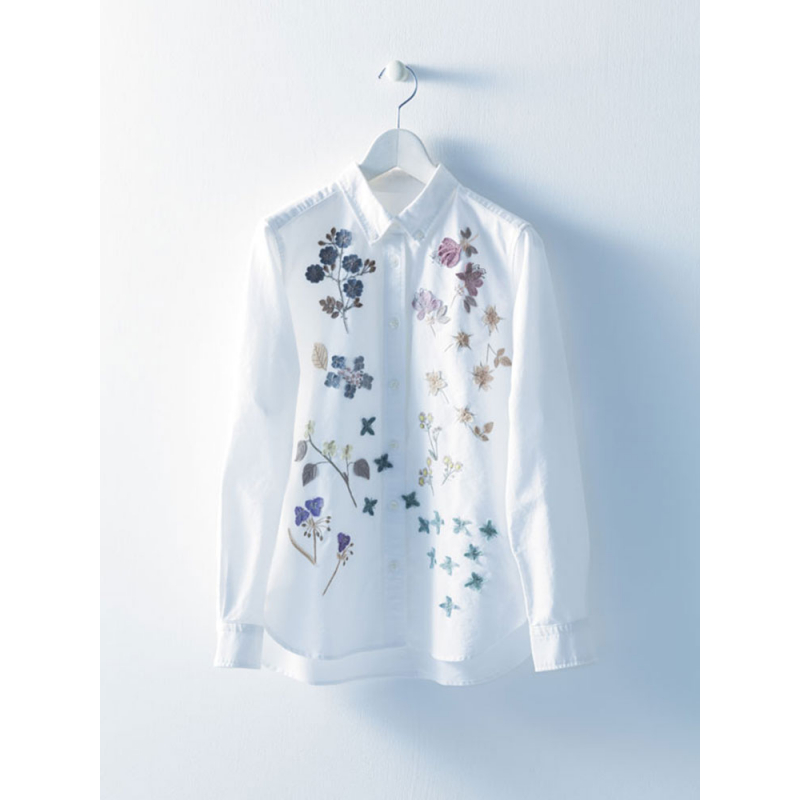 Jolies fleurs en teinture végétale Livre Broderie