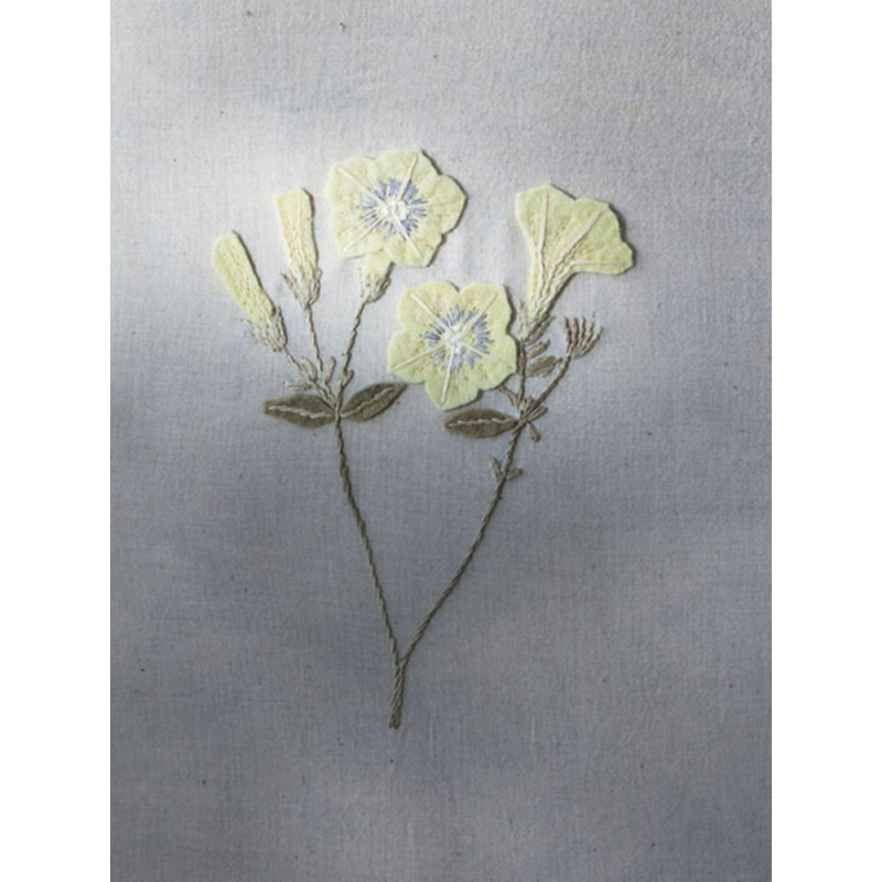 Jolies fleurs en teinture végétale Livre Broderie