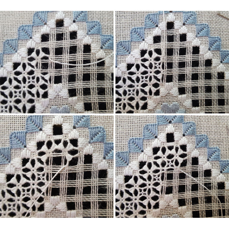 La broderie Hardanger Livre Broderie