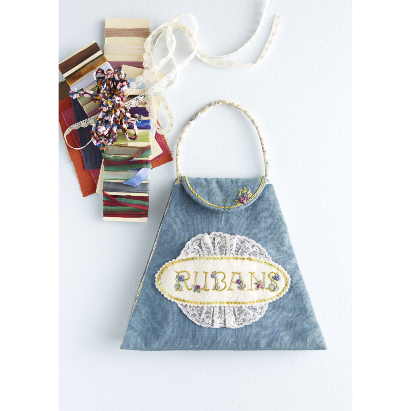 Broderie ruban shabby Livre Broderie