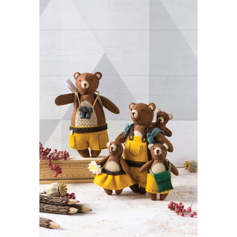 Petits animaux en feutrine & leur panoplie Livre Couture