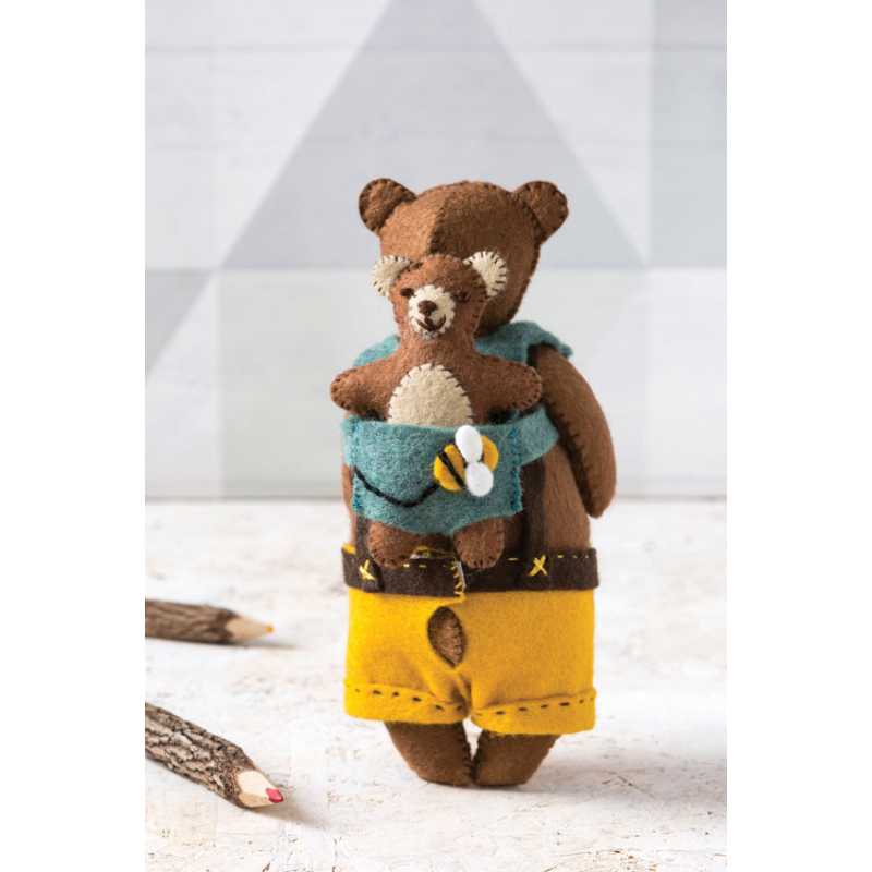 Petits animaux en feutrine & leur panoplie Livre Couture
