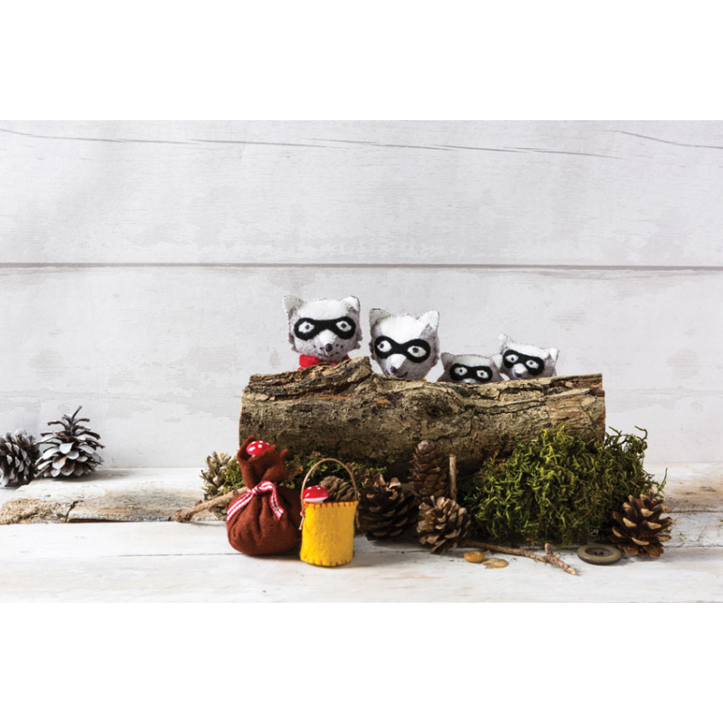 Petits animaux en feutrine & leur panoplie Livre Couture