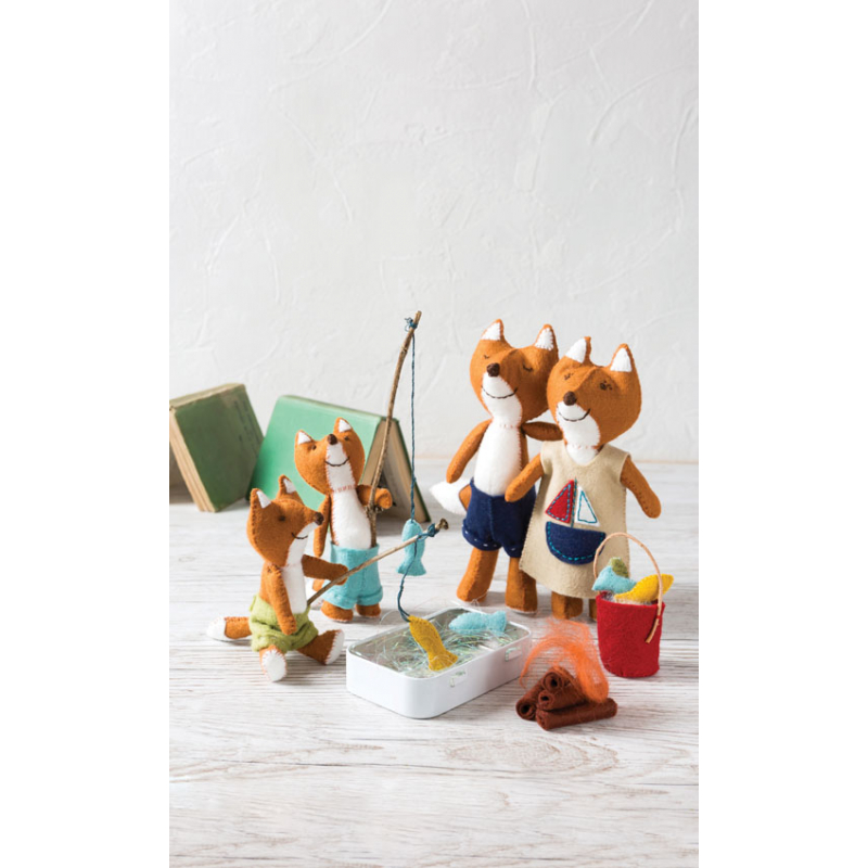 Petits animaux en feutrine & leur panoplie Livre Couture