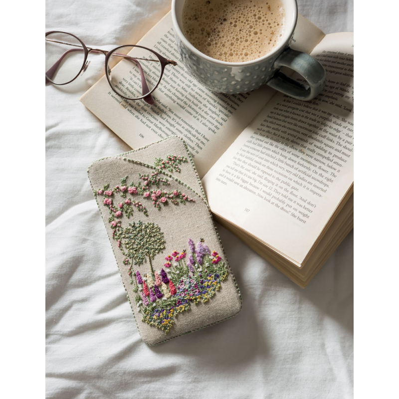 Un jardin anglais en broderie traditionnelle Livre Broderie
