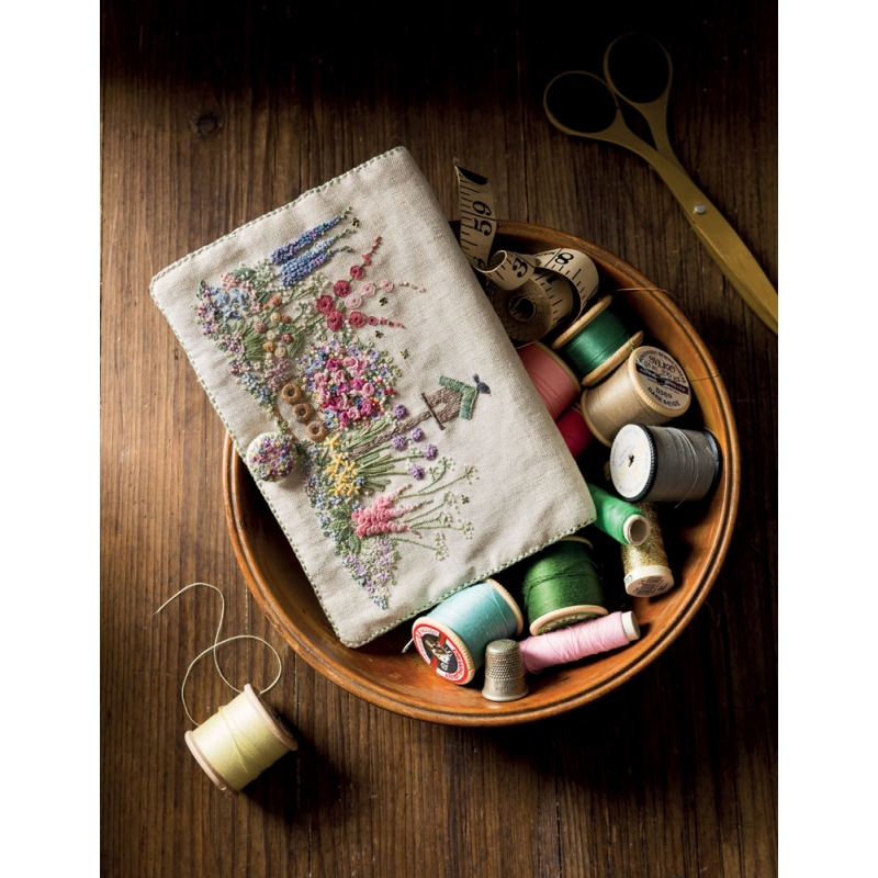 Un jardin anglais en broderie traditionnelle Livre Broderie