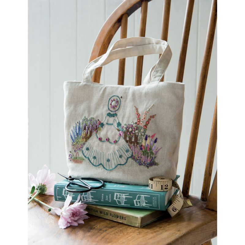Un jardin anglais en broderie traditionnelle Livre Broderie