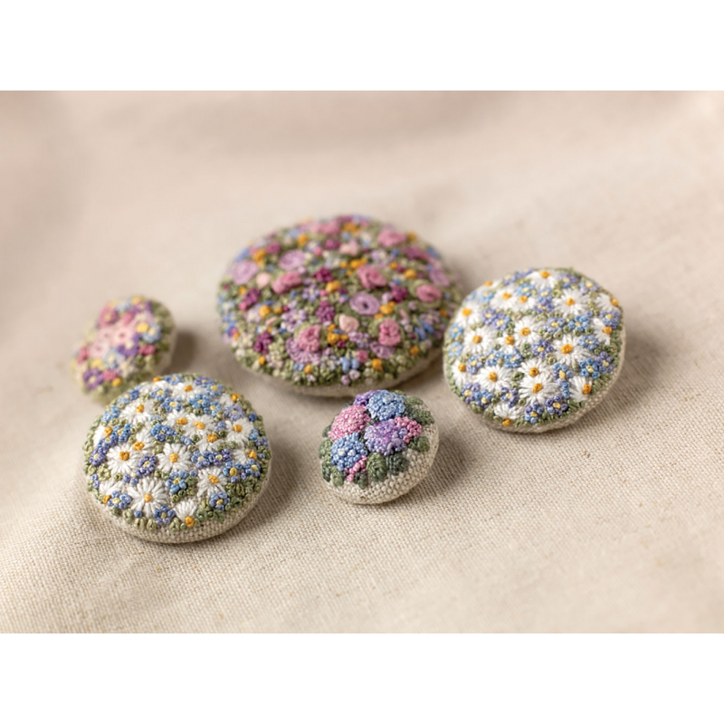 Un jardin anglais en broderie traditionnelle Livre Broderie