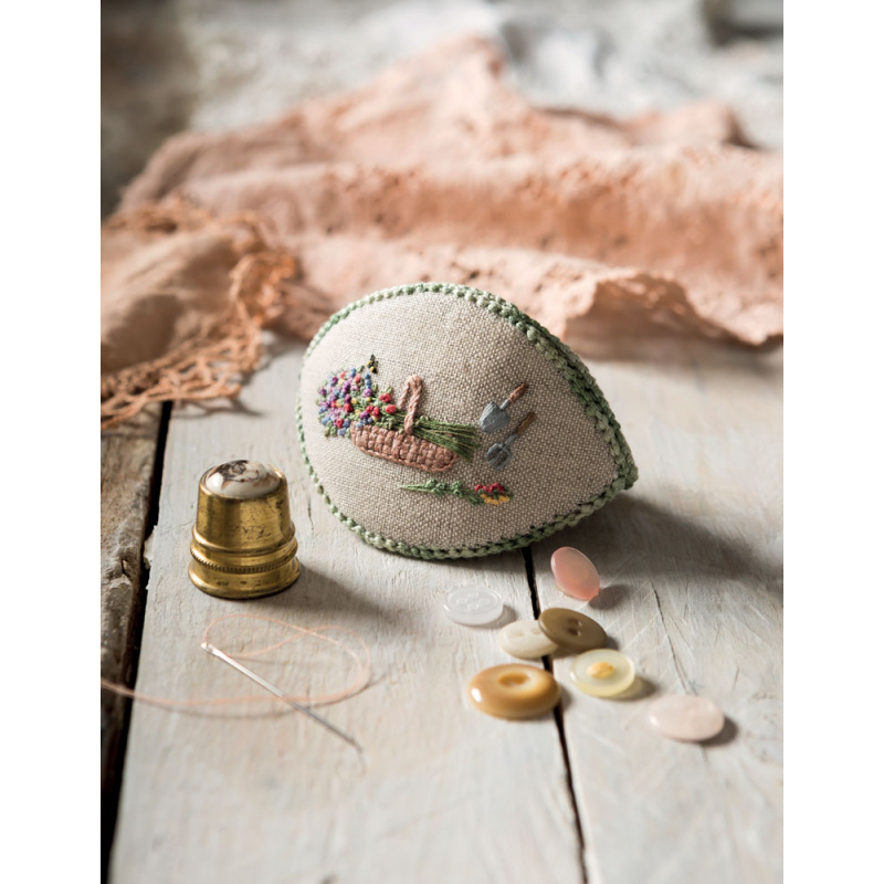 Un jardin anglais en broderie traditionnelle Livre Broderie