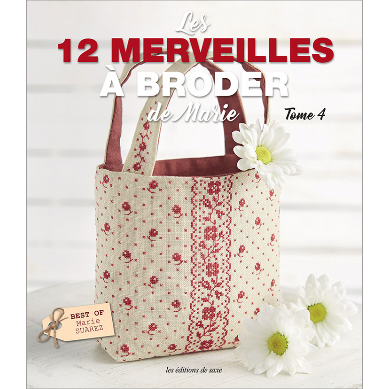 Les 12 merveilles à broder de Marie Livre Broderie