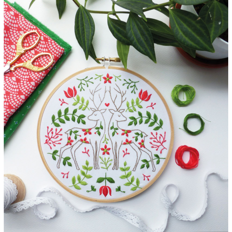 Précieux hiver Livre Broderie