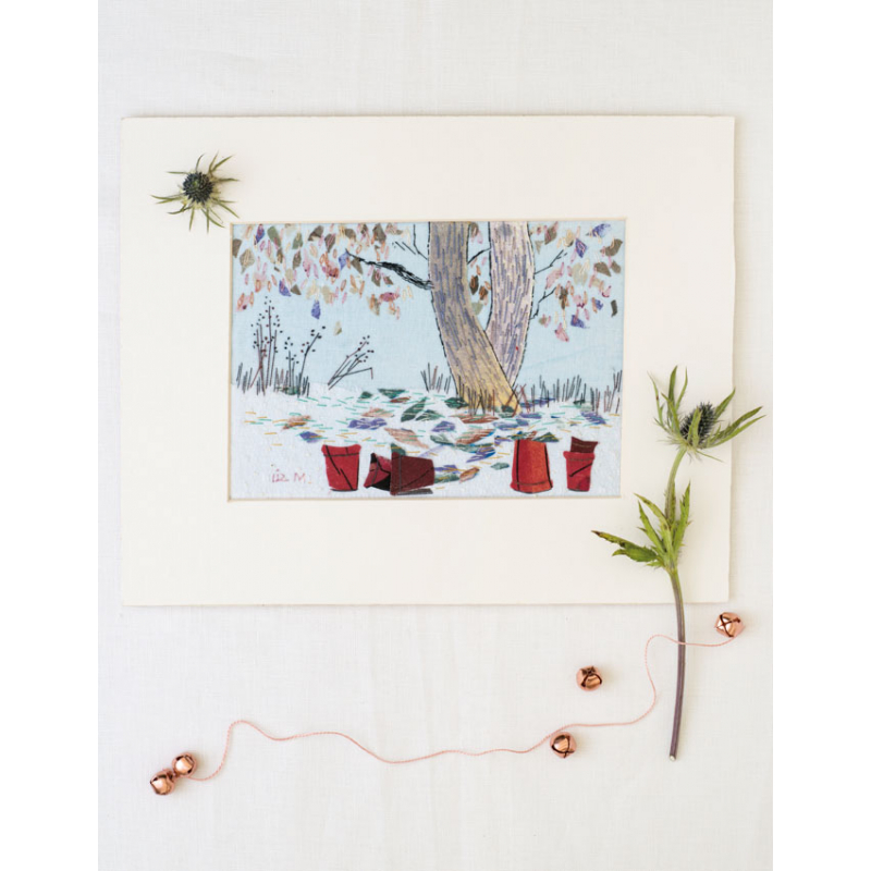 Précieux hiver Livre Broderie