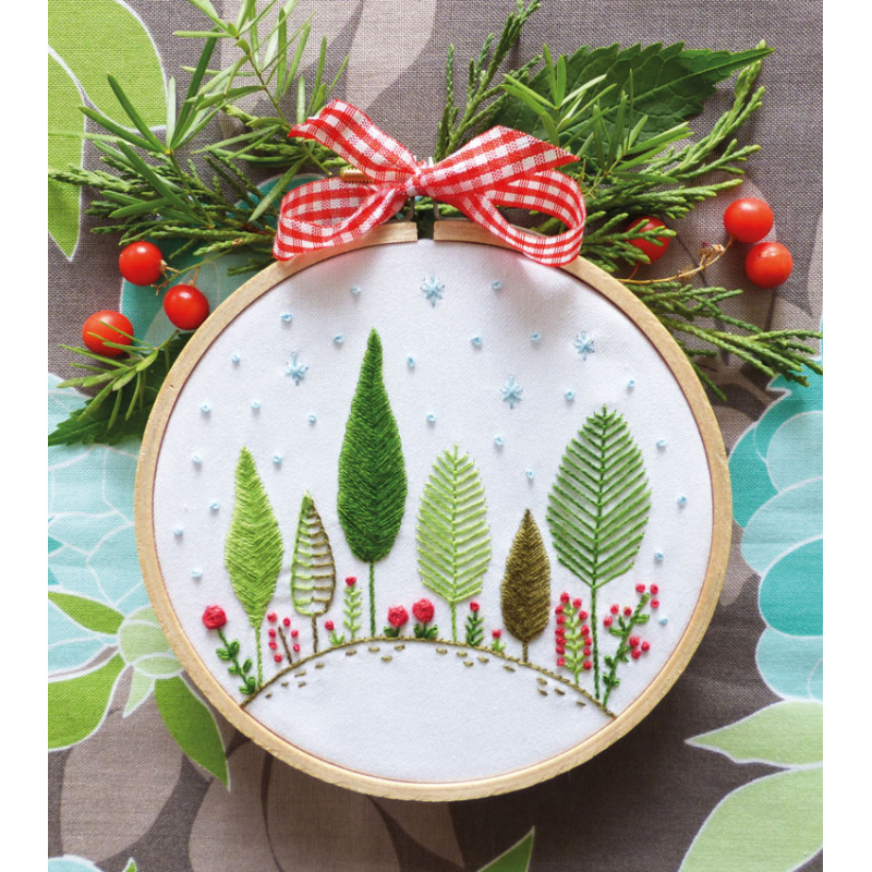 Précieux hiver Livre Broderie