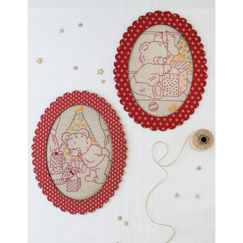 Précieux hiver Livre Broderie