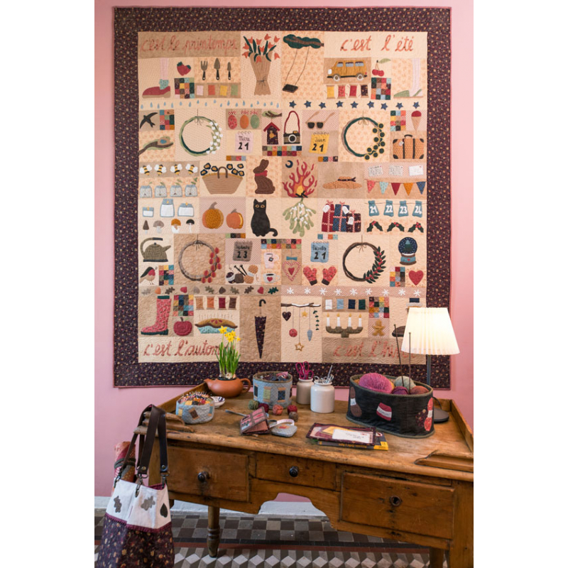 Les 4 saisons quiltées Livre Patchwork