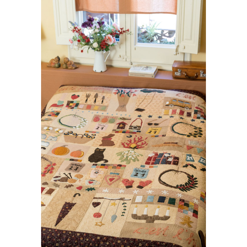 Les 4 saisons quiltées Livre Patchwork