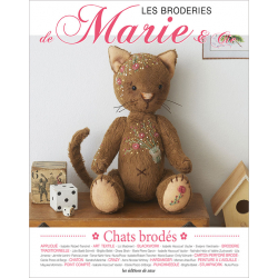Chats brodés - Broderie de Marie & Cie 17 - 1 Chats brodés - Broderie de Marie & Cie 17 - 1