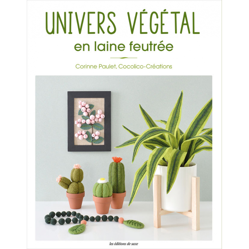 Univers végétal en laine feutrée  - 1