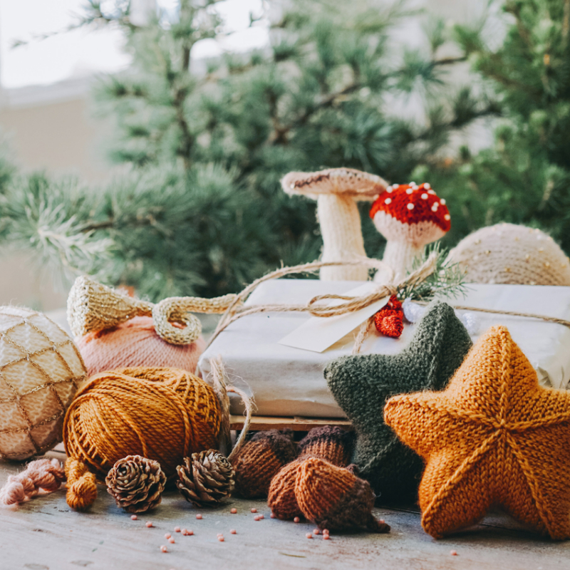 Décorations de Noël au tricot Livre Tricot
