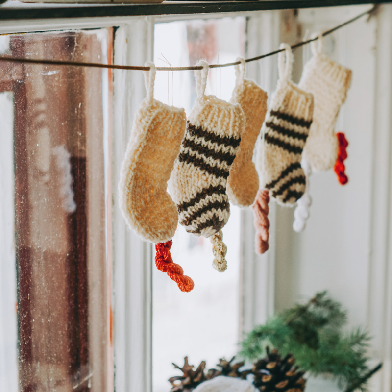Décorations de Noël au tricot Livre Tricot