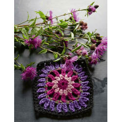 Fleurs sauvages au crochet version granny  - 8