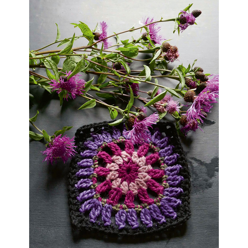Fleurs sauvages au crochet version granny  - 8