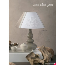 Abat-jour en boutis Livre Patchwork