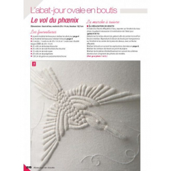 Abat-jour en boutis Livre Patchwork