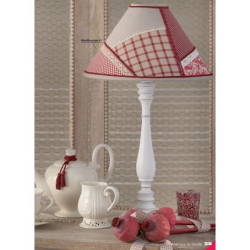 Abat-jour en boutis Livre Patchwork
