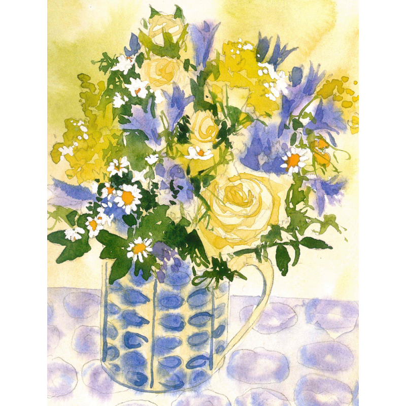 Peindre les fleurs à l'aquarelle Livre Beaux-arts