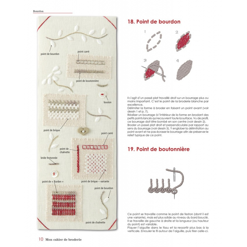 À la découverte de la broderie traditionnelle Livre Broderie