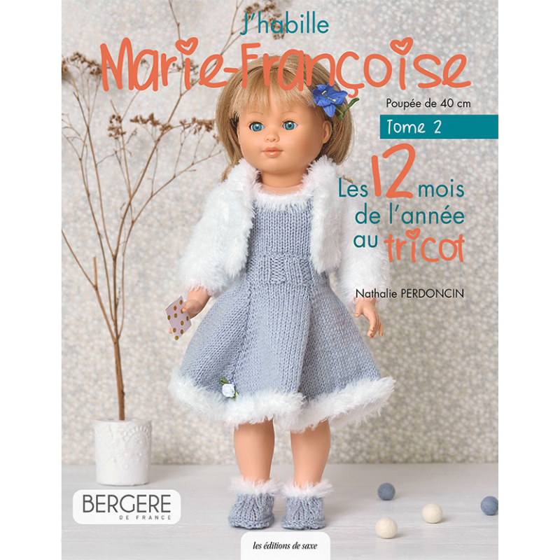 Livre 12 tenues de poupons au tricot pour poupée 28 cm - Autres  accessoires - VILAC