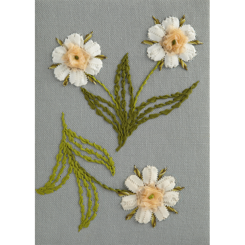 À la découverte de la broderie ruban Livre Broderie