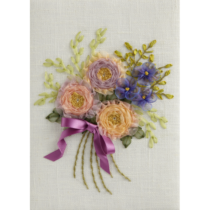 À la découverte de la broderie ruban Livre Broderie