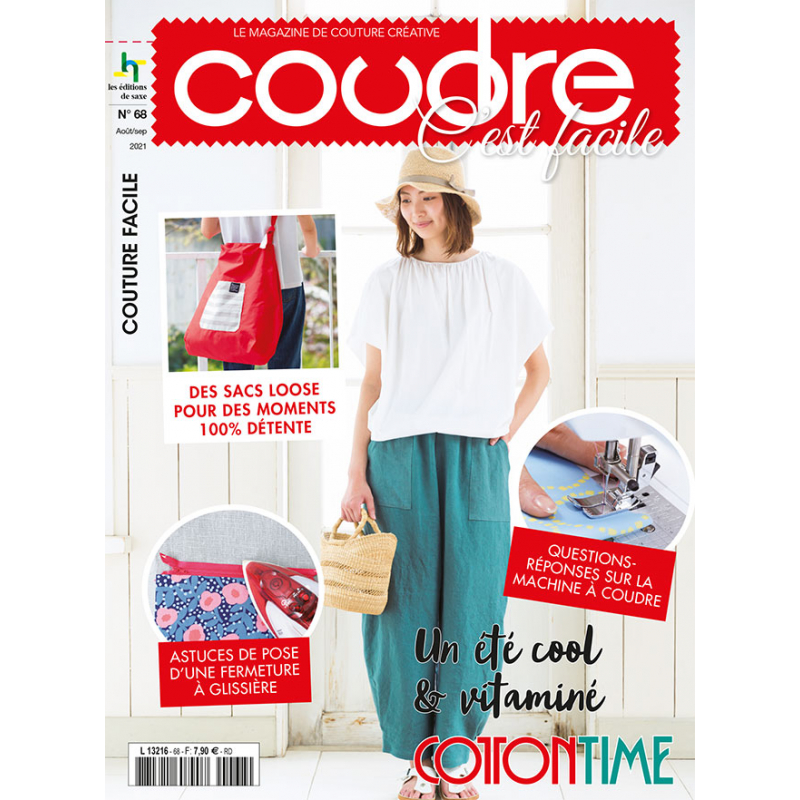 Coudre c'est facile n°66 - Un été cool et vitaminé Magazine Couture