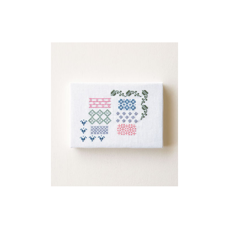 100 Motifs successifs au point de croix Livre Broderie