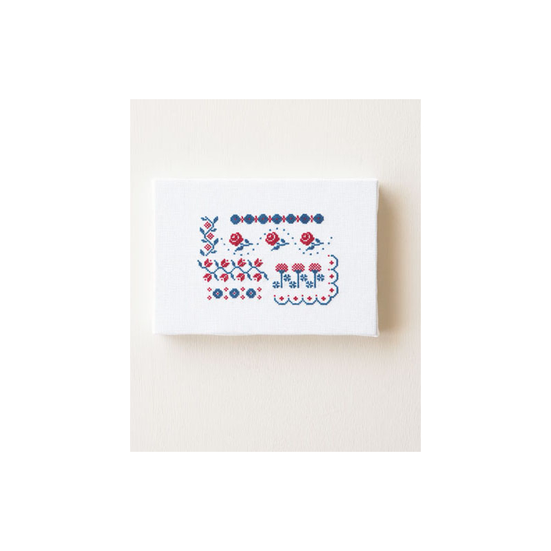 100 Motifs successifs au point de croix Livre Broderie