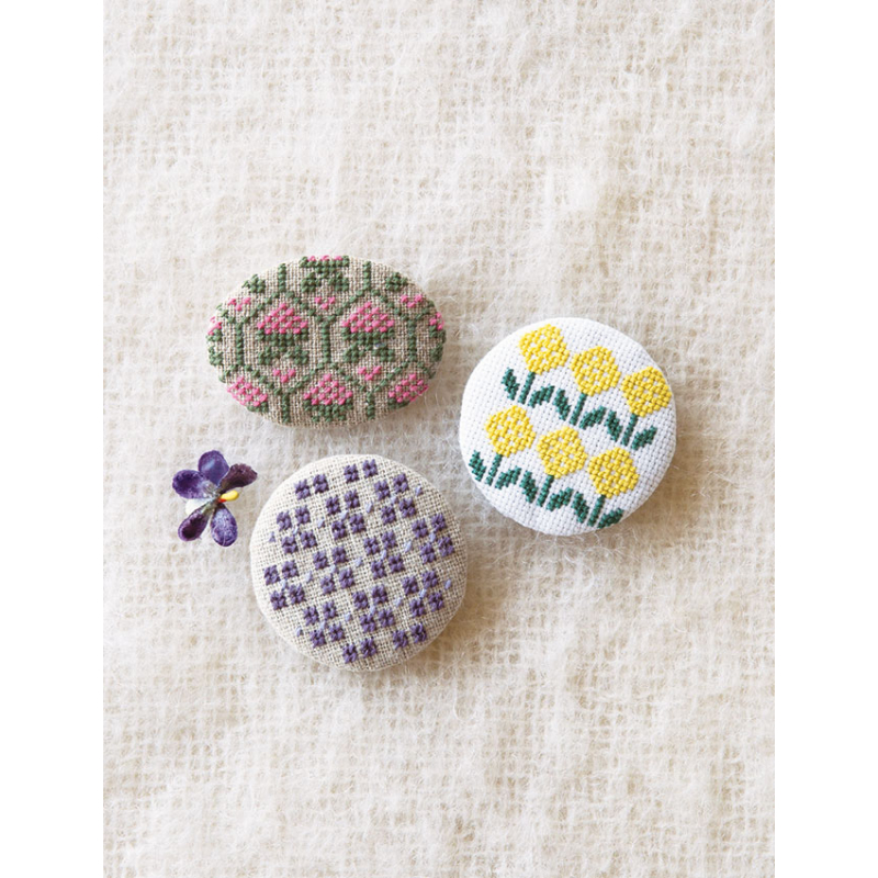 100 Motifs successifs au point de croix Livre Broderie