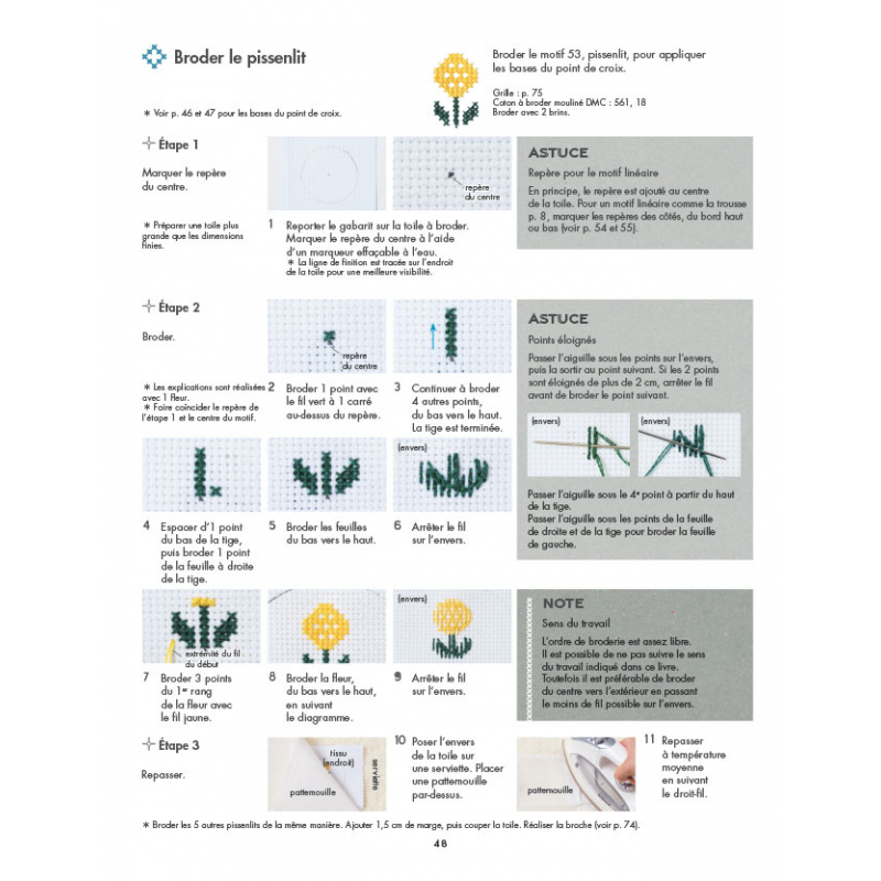 100 Motifs successifs au point de croix  - 13