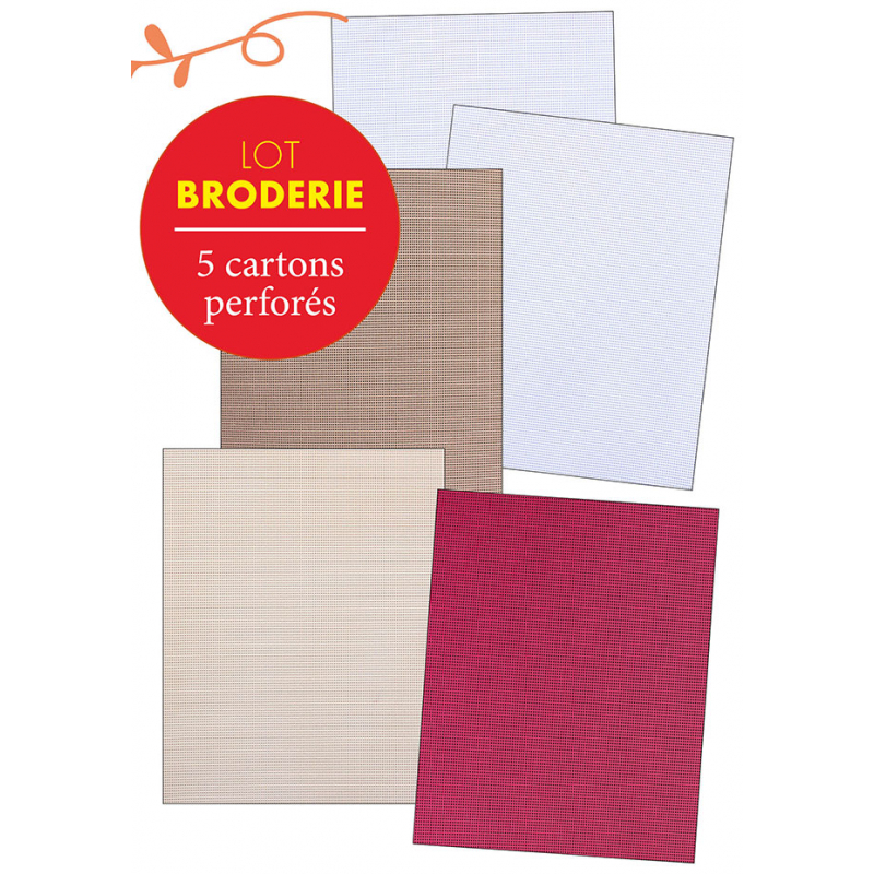Lot Carton perforé