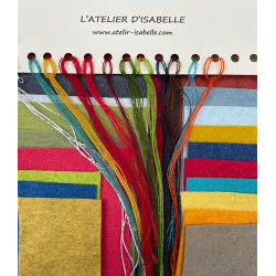 LOT feutrines & fils d'Isabelle - 1 LOT feutrines & fils d'Isabelle - 1