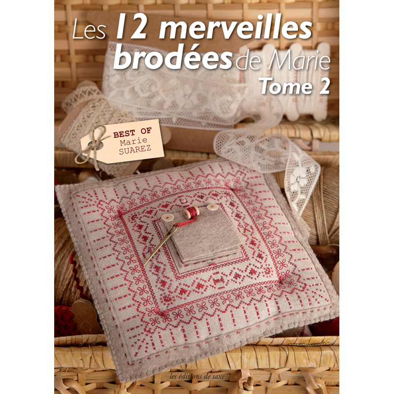 Les 12 merveilles brodées de Marie - Tome 2 Livre Broderie