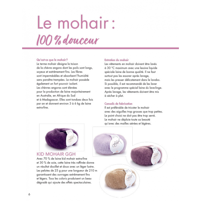 Tricot mohair 100% douceur  - 3